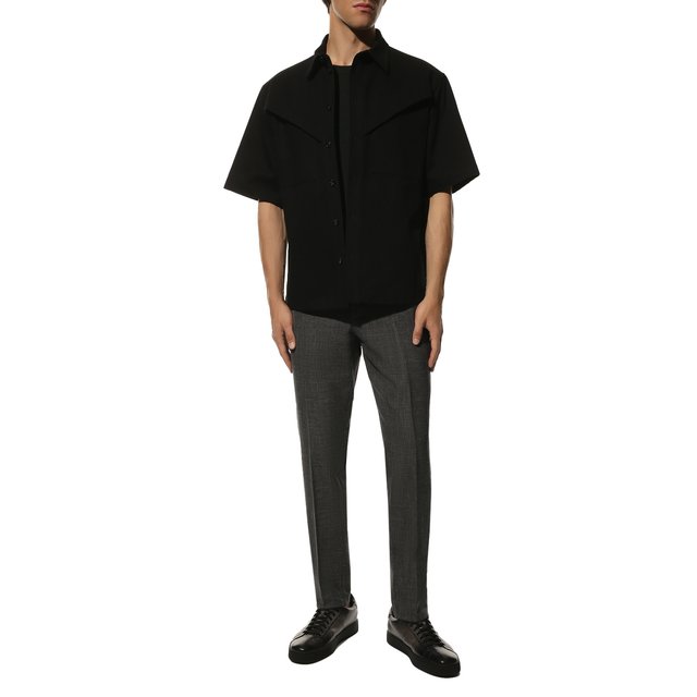 фото Кожаные кеды santoni