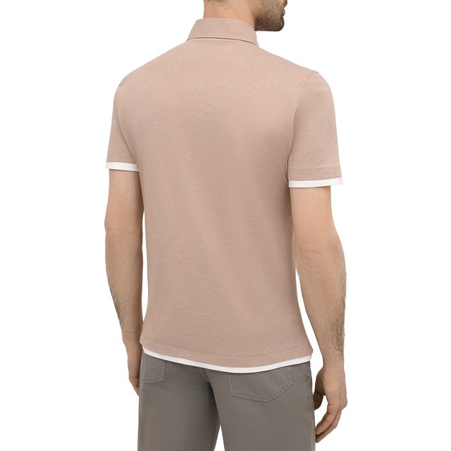 фото Хлопковое поло brunello cucinelli