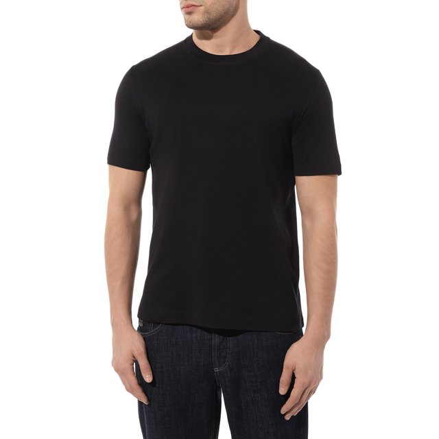 фото Хлопковая футболка brunello cucinelli