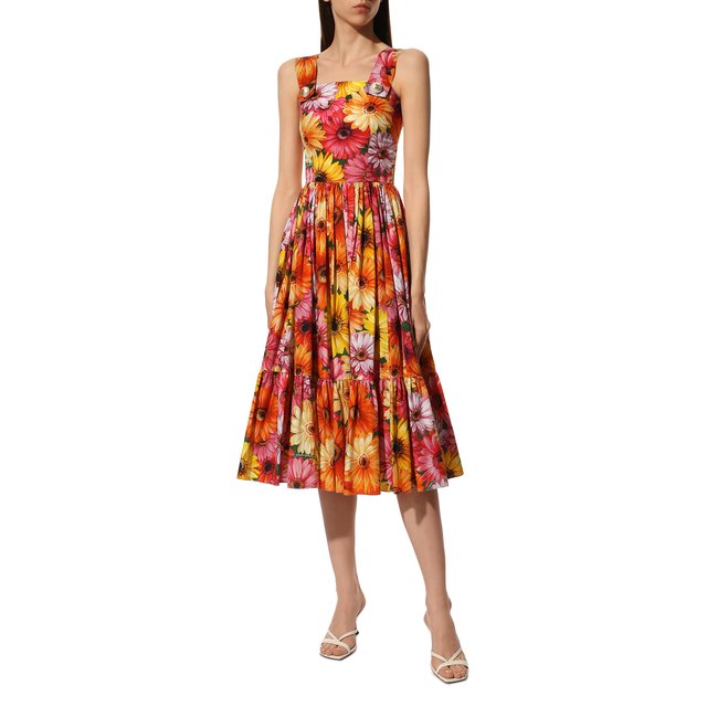 фото Хлопковое платье dolce & gabbana