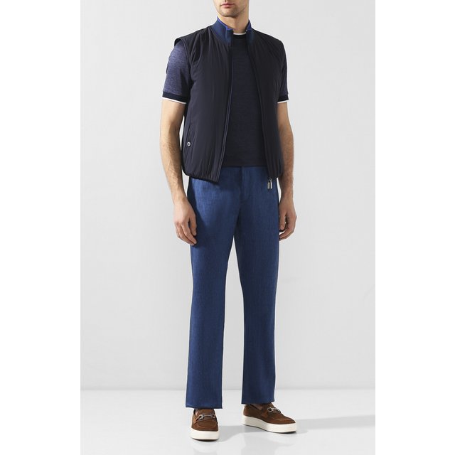 фото Брюки из смеси льна и шерсти zilli