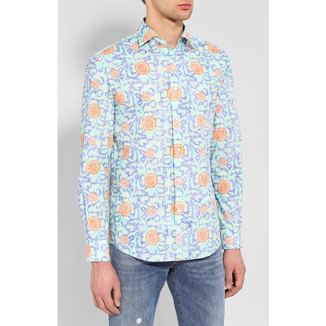 фото Хлопковая рубашка ralph lauren