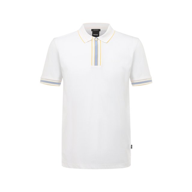 фото Хлопковое поло boss