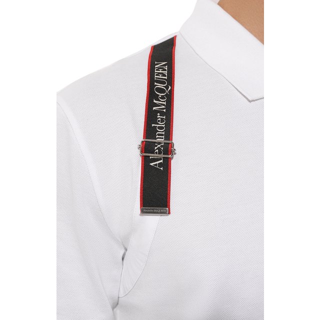 фото Хлопковое поло alexander mcqueen