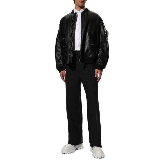 фото Шерстяные брюки prada