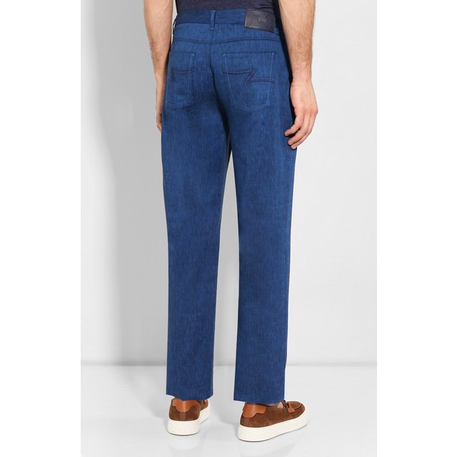 фото Брюки из смеси льна и шерсти zilli