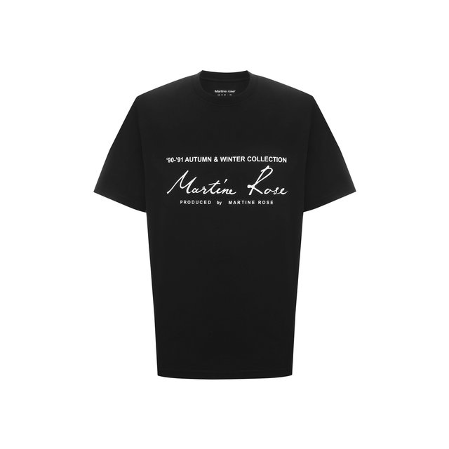 фото Хлопковая футболка martine rose