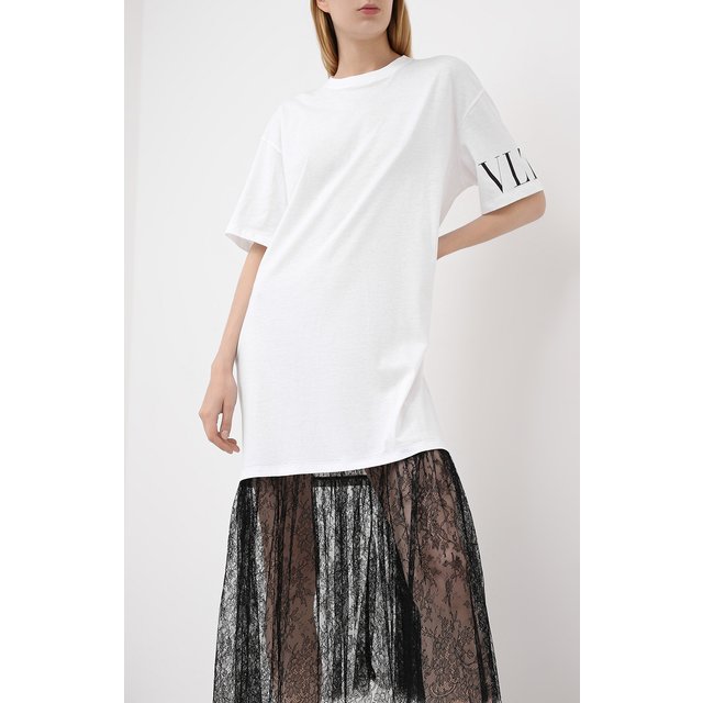 фото Хлопковое платье valentino