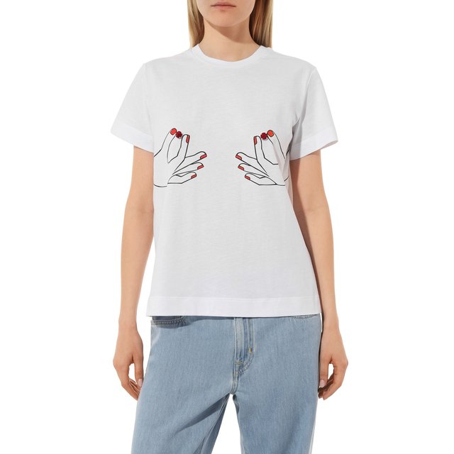 фото Хлопковая футболка vivetta