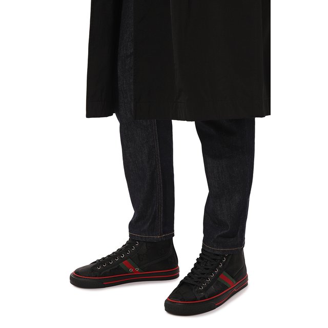 фото Текстильные кеды gucci tennis 1977 gucci