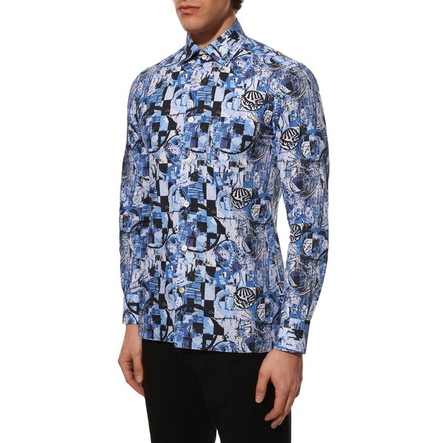 фото Хлопковая рубашка kiton
