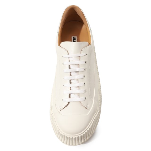 фото Кожаные кеды jil sander