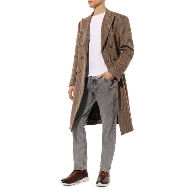 фото Кожаные кроссовки kiton