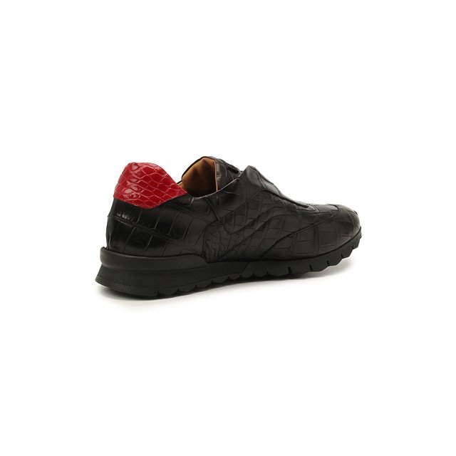 фото Кроссовки из кожи аллигатора kiton