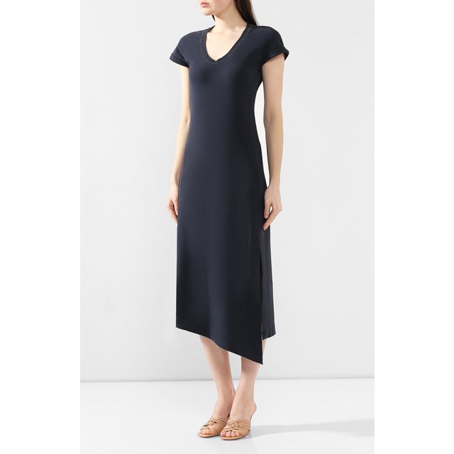 фото Хлопковое платье brunello cucinelli