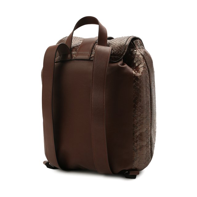 фото Рюкзак из кожи питона brunello cucinelli