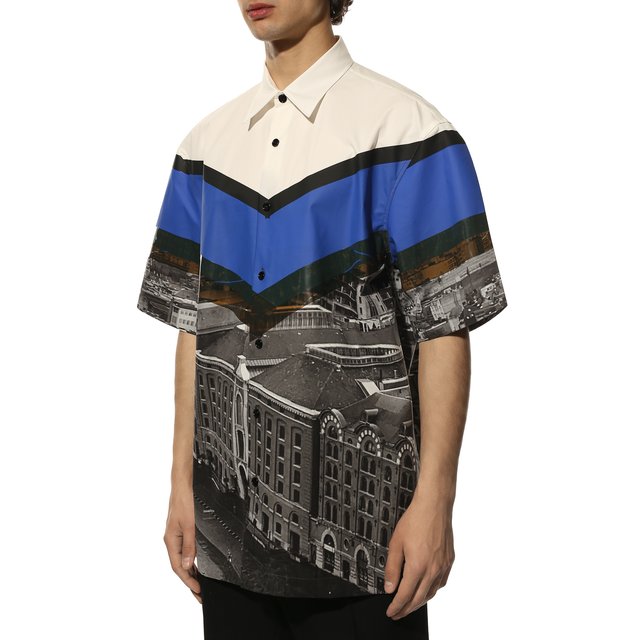 фото Хлопковая рубашка dries van noten