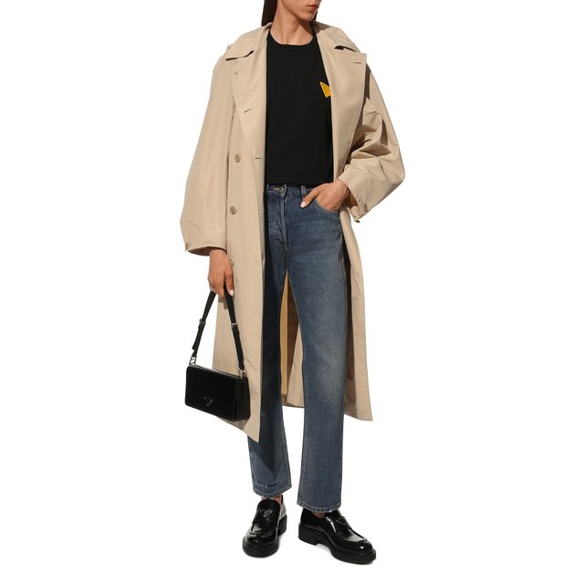 фото Хлопковая футболка prada