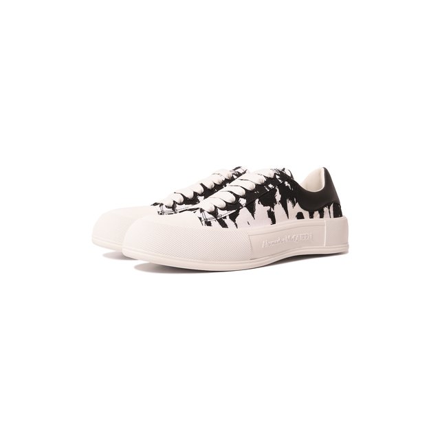 фото Текстильные кеды deck plimsoll alexander mcqueen