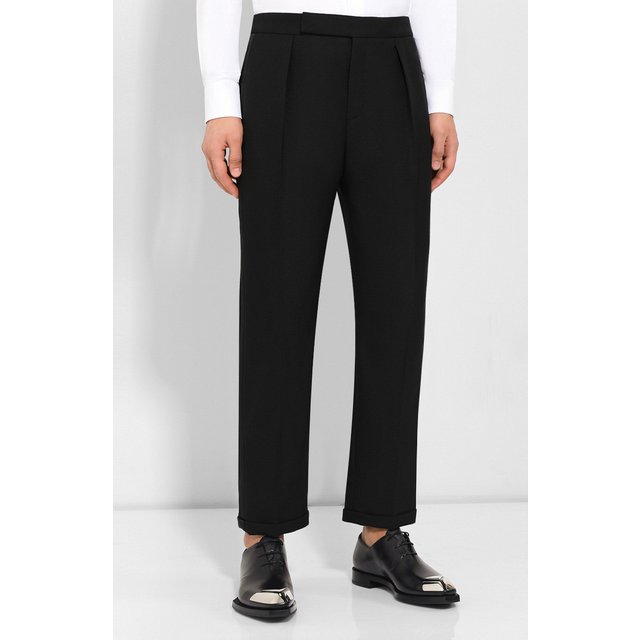 фото Шерстяные брюки saint laurent