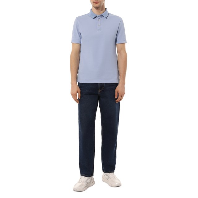 фото Хлопковое поло boss