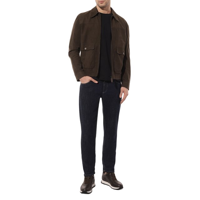 фото Хлопковая футболка brunello cucinelli