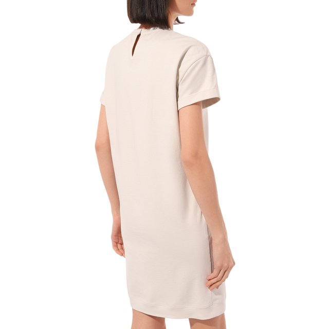 фото Хлопковое платье brunello cucinelli