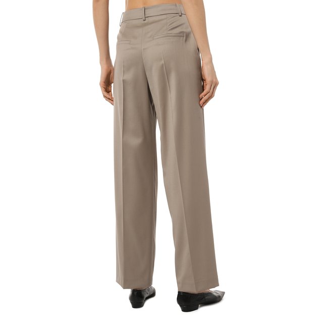 фото Шерстяные брюки low classic