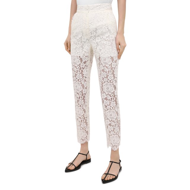 фото Брюки из хлопка и вискозы dolce & gabbana