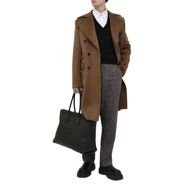 фото Кожаная сумка bottega veneta