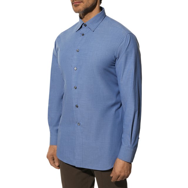 фото Хлопковая рубашка brioni