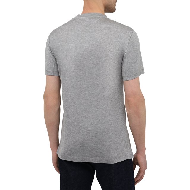 фото Футболка из шелка и хлопка brunello cucinelli