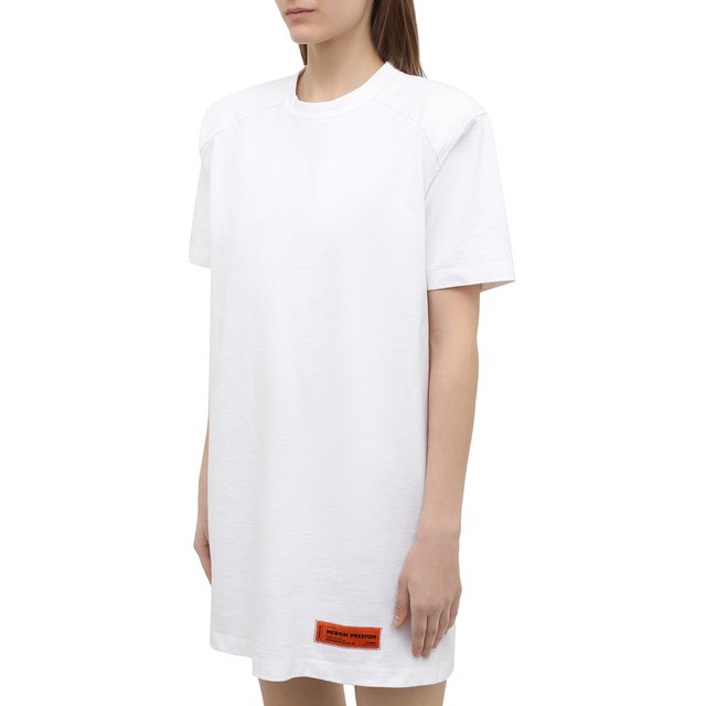 фото Хлопковое платье heron preston