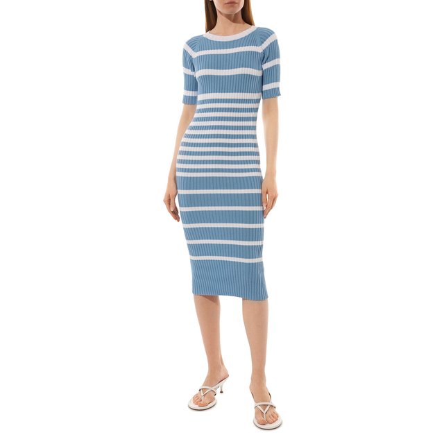 фото Платье из хлопка и вискозы pietro brunelli