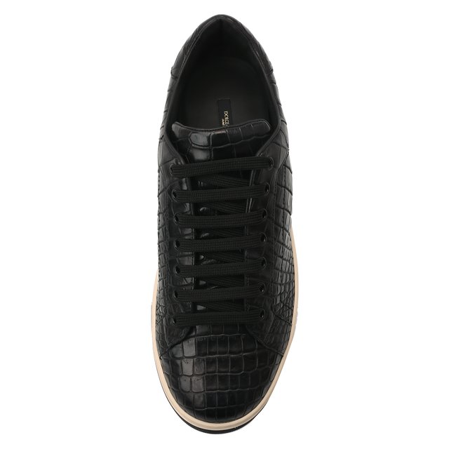 фото Кеды из кожи крокодила roma dolce & gabbana