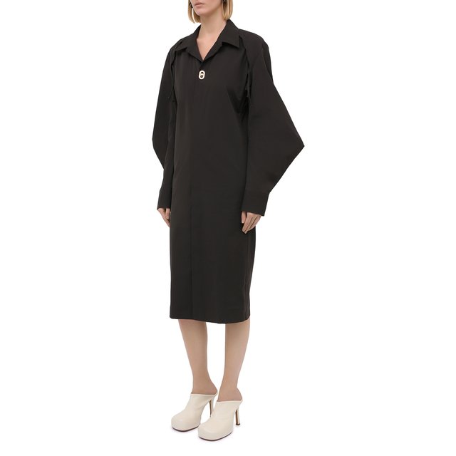 фото Хлопковое платье bottega veneta