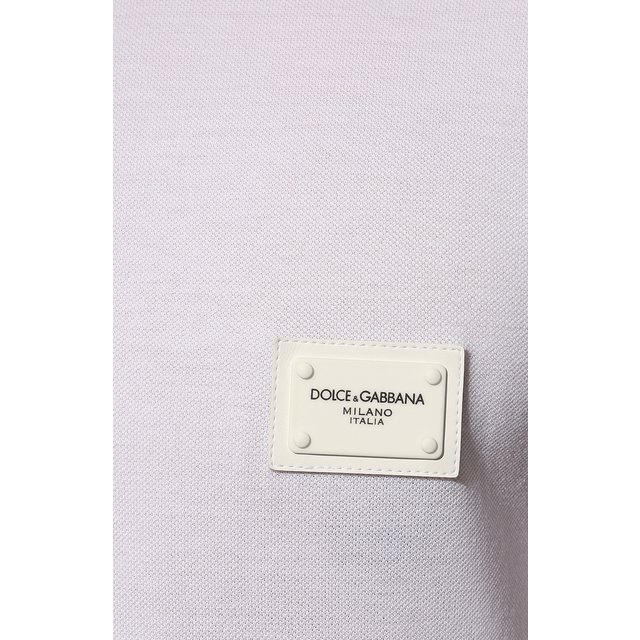 фото Хлопковое поло dolce & gabbana