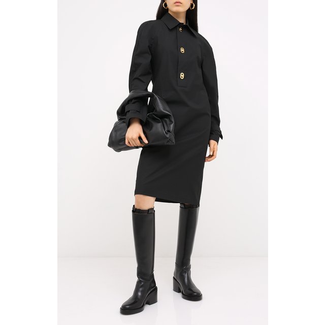 фото Хлопковое платье bottega veneta