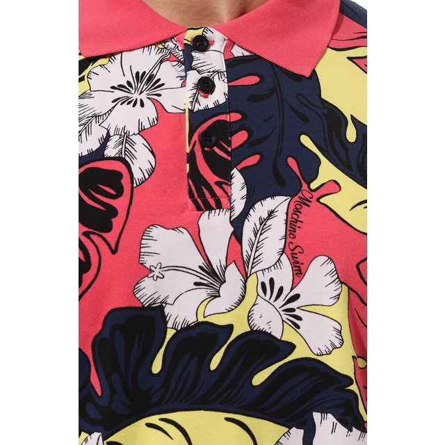 фото Хлопковое поло moschino