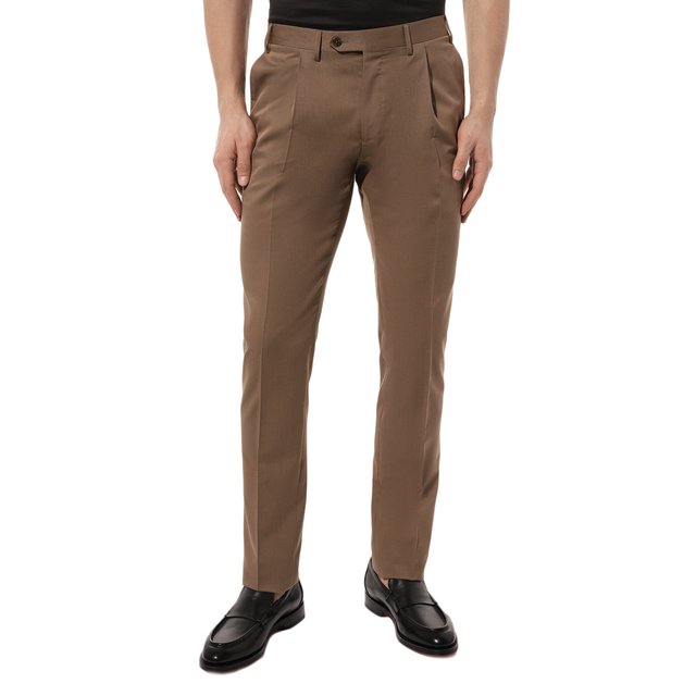 фото Брюки из шерсти и хлопка corneliani