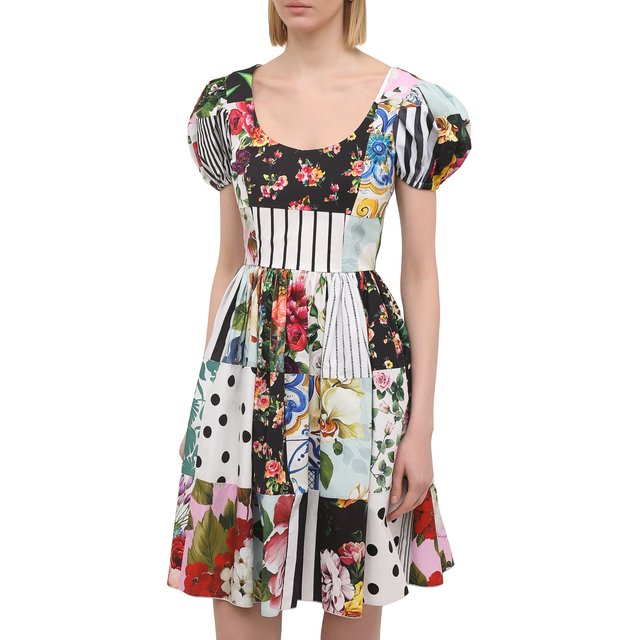 фото Хлопковое платье dolce & gabbana