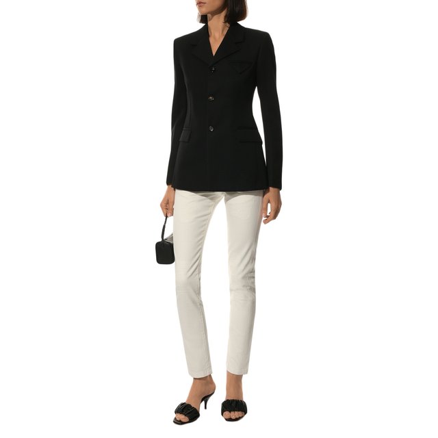 фото Джинсы прямого кроя с потертостями kiton