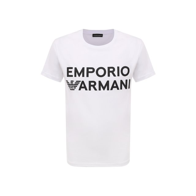 фото Хлопковая футболка emporio armani