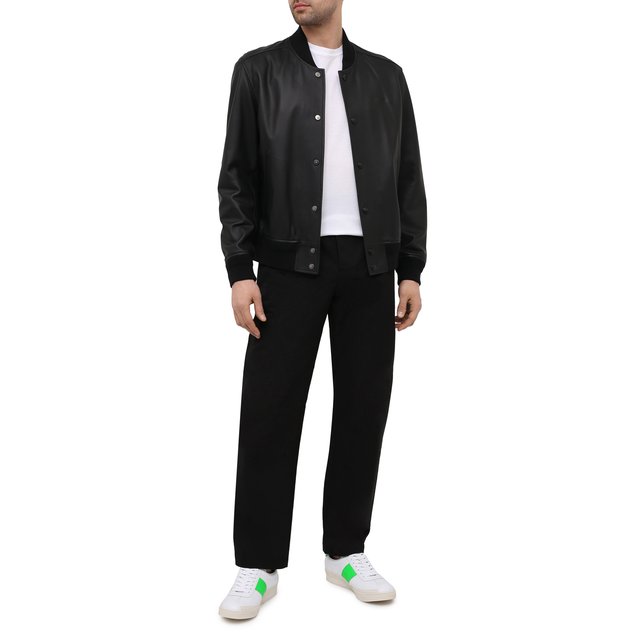 фото Кожаные кеды tom ford