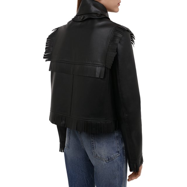 фото Кожаная куртка burberry