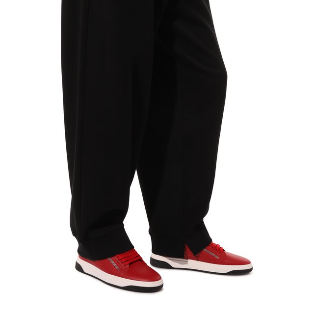 фото Кожаные кеды giuseppe zanotti design