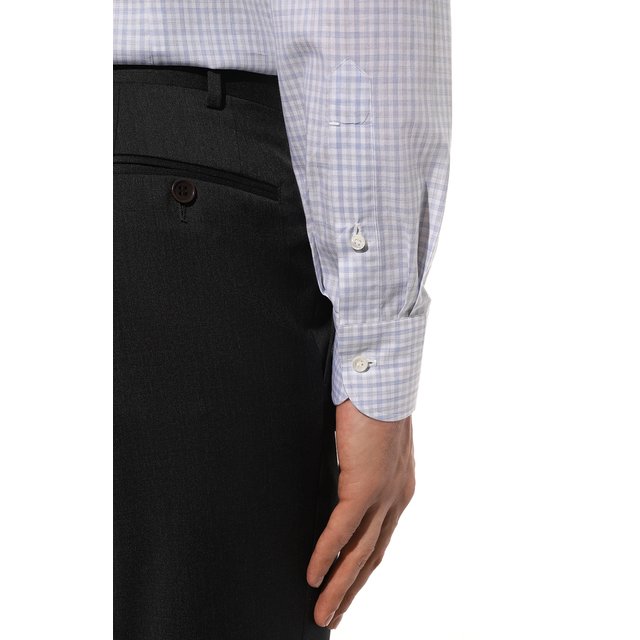 фото Хлопковая рубашка luigi borrelli