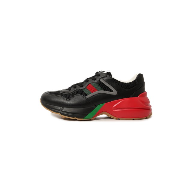 фото Комбинированные кроссовки rhyton gucci