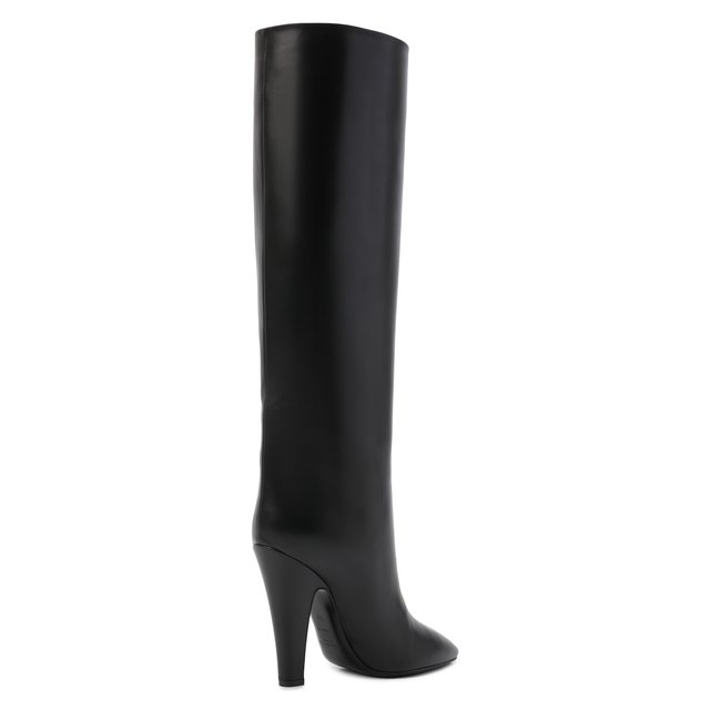 фото Кожаные сапоги saint laurent