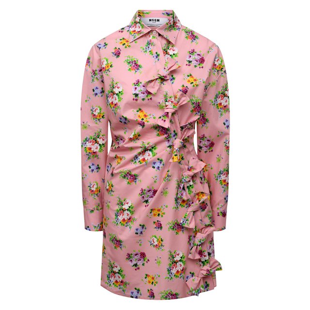 фото Хлопковое платье msgm